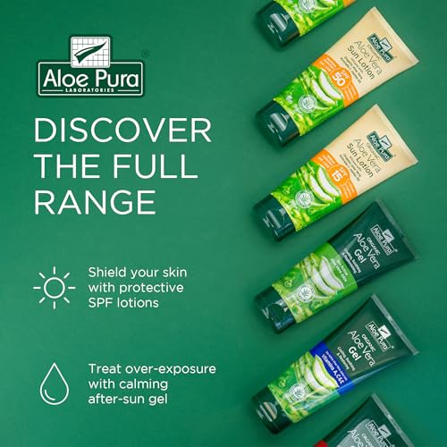Aloe Pura Organic Aloe Vera Gel & Vitamin A C & E 6.8 fl oz
