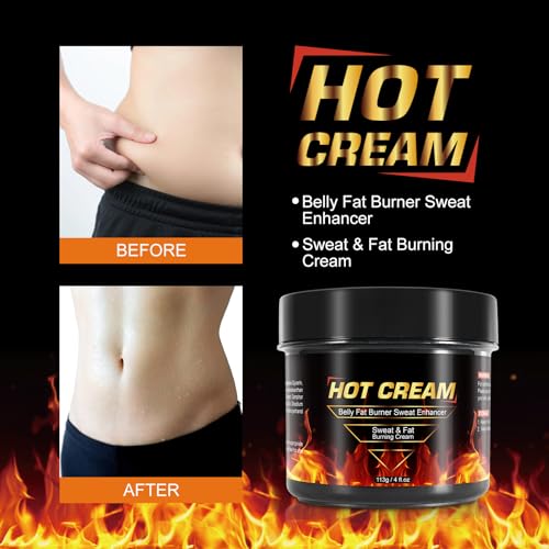 Sweat Cream for Skin, 2 Pack Workout Enhancer Promotes Circulation for Target Areas, Support Muscle Warm-up & Improve Exercise Effect, Skin Tightening and Elasticity, Sweat Cream for Women & Men