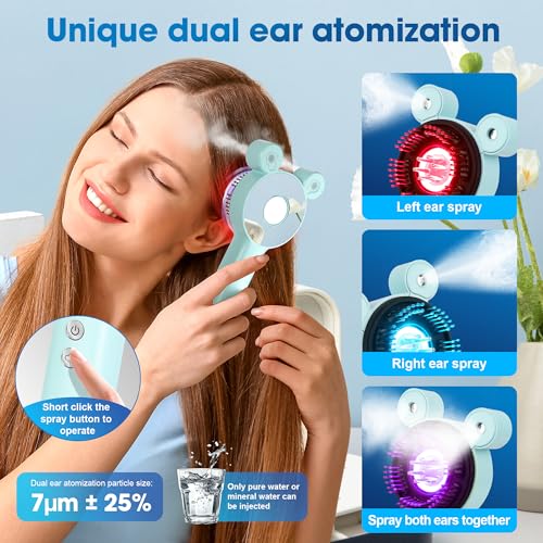 Electric Scalp Massager with Red Light Therapy for Hair Growth