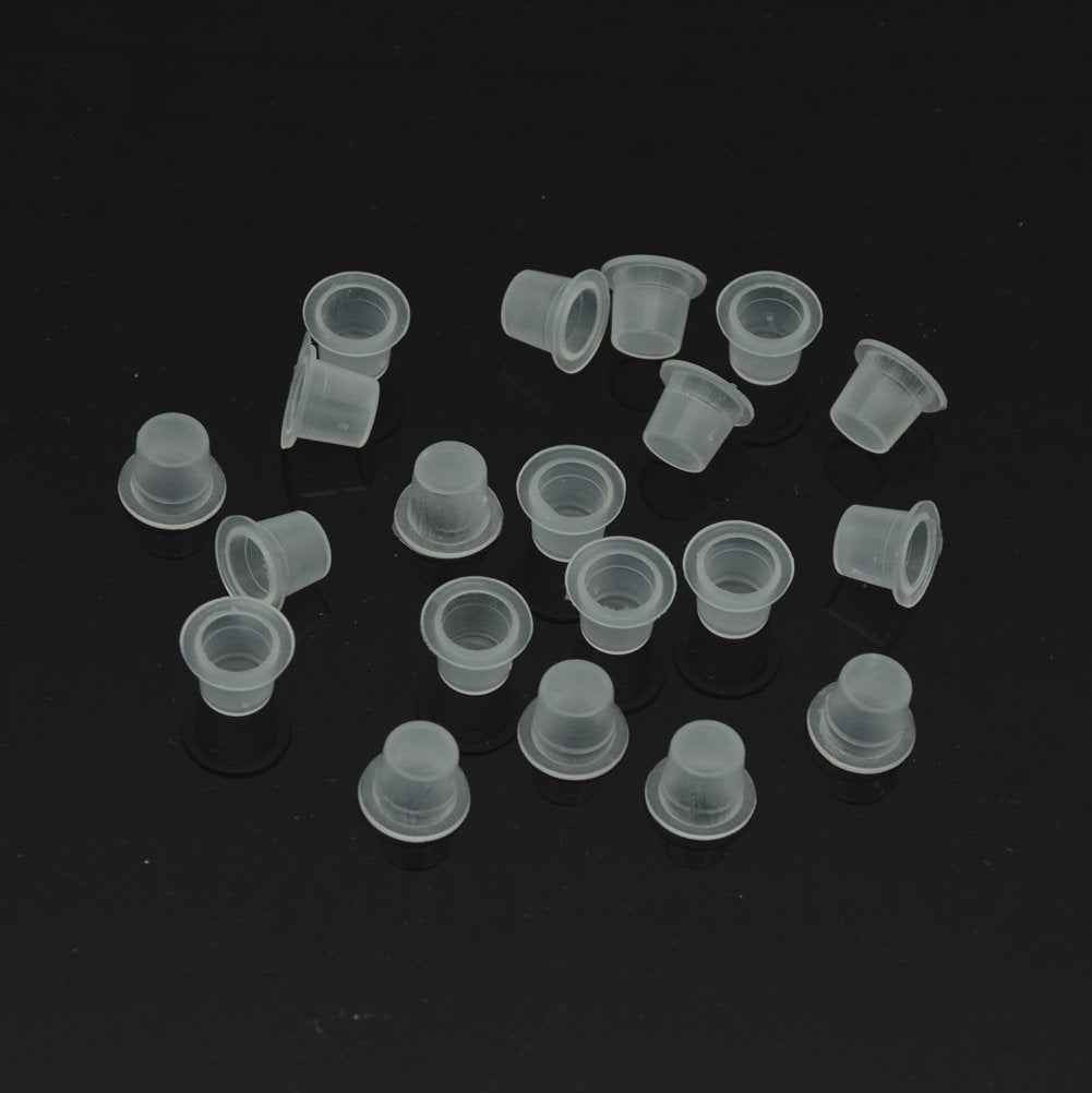 Tattoo Ink Caps Cups,Tattoo Ink Cups Caps 1000pcs #9 Small Size Pigment Caps Microblading Ink Cups for Tattoo Pigment Ink Tattoo Machine Kits Supplies (1000 S)