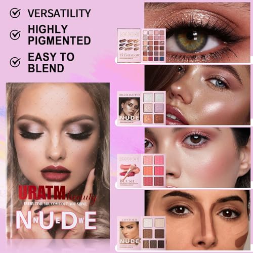 Joyeee All-in-One Makeup Kit - 24 Eyeshadows, 6 Highlighters & More