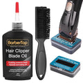 BarberTop Hair Clipper Oil Set with Brush and Dip Box
