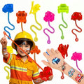 48-Piece Emergency Vehicle Party Favors Set with Stick Hands & Tattoos