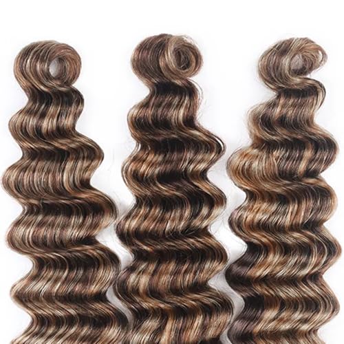 P4613 Deep Wave Brazilian Hair 3 Bundle Set 26-30 Inch