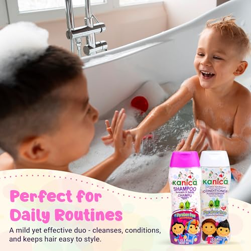 Kanica Avocado & Aloe Shampoo Conditioner Set, Paraben Free