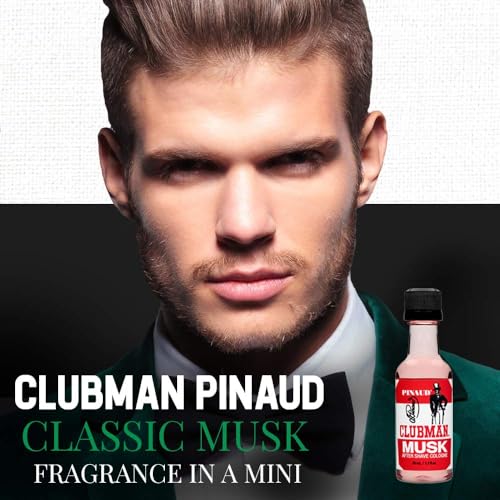 Clubman Musk After Shave Lotion, Cools, Tones, Refreshes Skin After Shaving, 1.7 oz
