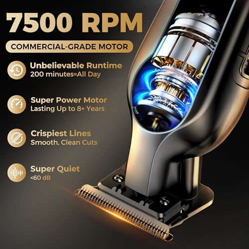 ATVOXIS T Liner Hair Trimmer for Men - Barber Cordless Clipper