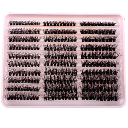 Fluffy Cluster Lashes 60D 80D 100D DIY Eyelash Extensions