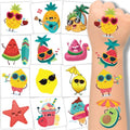 240 Pc Summer Fruit Temporary Tattoos for Kids Bulk