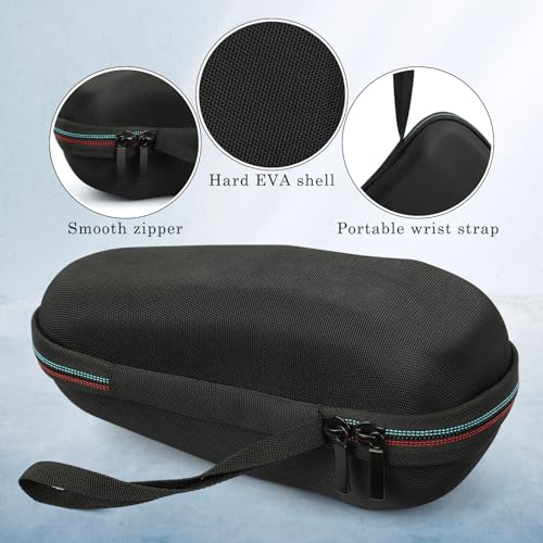 Braun Shaver Travel Case - Hard EVA Protective Holder for Series 3/5/6/7/8/9 Pro+ & All Models (Fits 3s, 5s, 7s, 8s, 9s)-Water-Resistant Men's Electric Razor Storage Pouch for Gym & Vacation