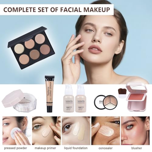 TooAemiS Complete Makeup Kit for Beginners & Pros