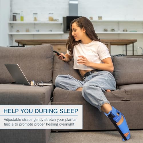Plantar Fasciitis Night Splint with Adjustable Straps - Foot Pain Relief