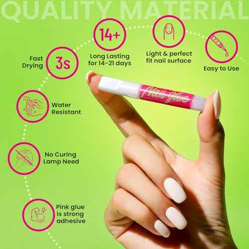 Teenitor 30Pcs Nail Glue for Acrylic Nails, Strong Nail Glue for Press Ons Nails, Nail Glue Bulk for Broken Nail Nail Bond Glue, Super Glue for Nails Fingernail Glue