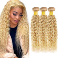 613 Blonde Curly Human Hair Bundles | P27613 30-34 Inch