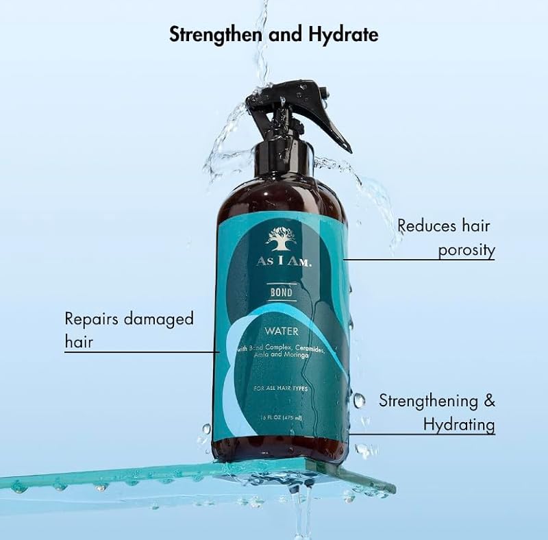 As I Am Bond Water Hair Repair Spray 16 oz