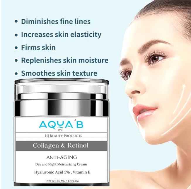 Aqua'B Collagen and Retinol, Hydrating Face Cream