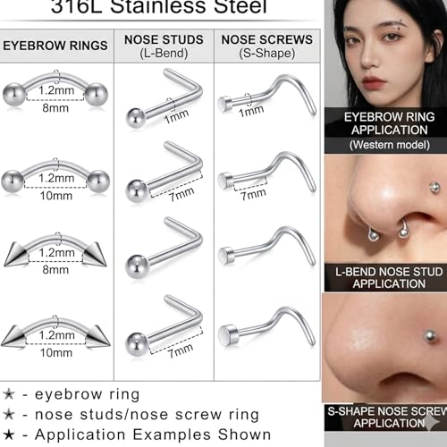 75Pcs Professional Piercing Kit with 14G-20G Needles & Clamps