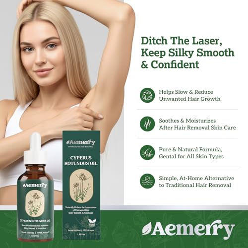 Cyperus Rotundus Oil for Hair Removal & Skin Care