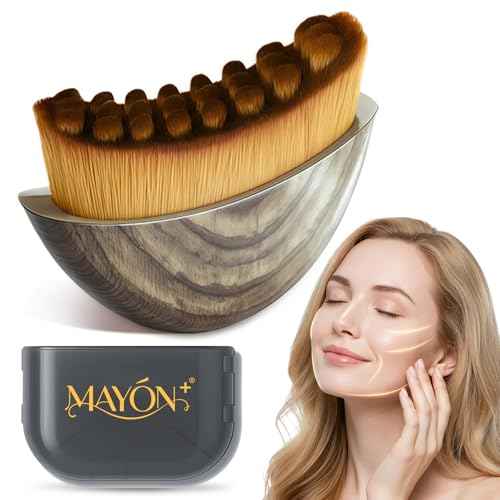 Lymphatic Contour face Brush,Lymphatic Contour Face and Body Brushes, The Lymphatic Drainage Massager for Face, Dry Brushing Face Brush, Chin & Jawline Sculpting, 1Pcs.