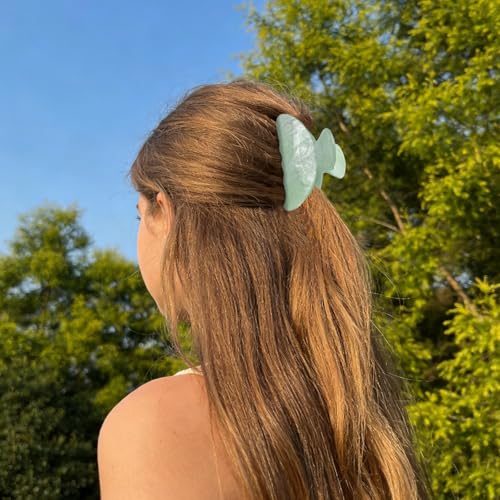 Acrylic Marble Hair Claw Clip - Medium, Strong Hold
