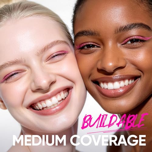 SKINTIFIC Cover Glow Cushion Foundation - Radiant Finish, Medium-to-High Coverage, Hydrating Peptide #04 Beige