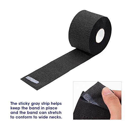 Disposable Paper Neck Strips for Hair Salon - 5 Rolls