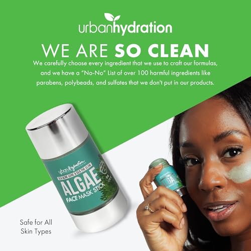Urban Hydration Sea Acne Gone Algae Oil Free Face Mask Stick | Helps with Acne, Reduces Redness and Inflammation For All Skin Types | 1.7 Fl Ounces