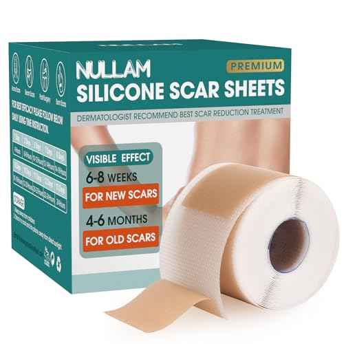 Silicone Scar Sheets, Silicone Scar Tape(1.6"x 158"), Scar Tape for Scar Removal Treatment, Reusable Silicone Scar Strips for Surgical, C-Section, Keloid, Burn, Acne, Surgical Scars