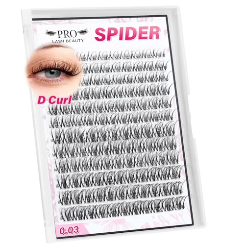 PRO LASHBEAUTY Spider Lash Clusters - Wispy D Curl 8-16mm