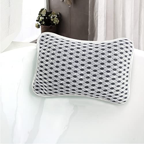 Luxury Bath Pillow with Suction Cups - Neck & Back Support