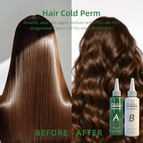 PureStyle Professional Cold Wave Hair Perm Kit - Ammonia-Free Curl Solution