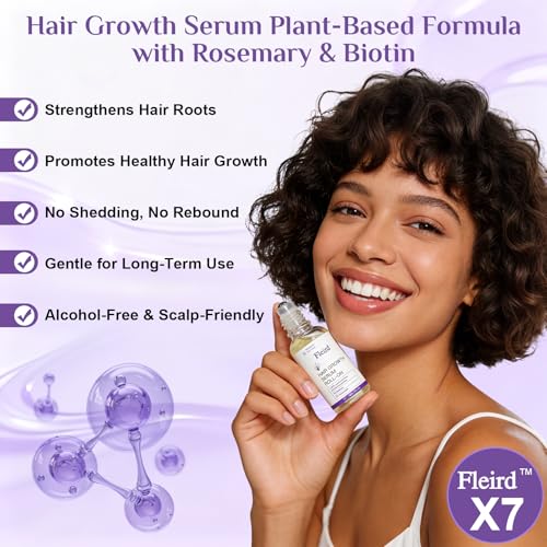 Rosemary Hair Growth Serum Roll-On | Biotin & Caffeine