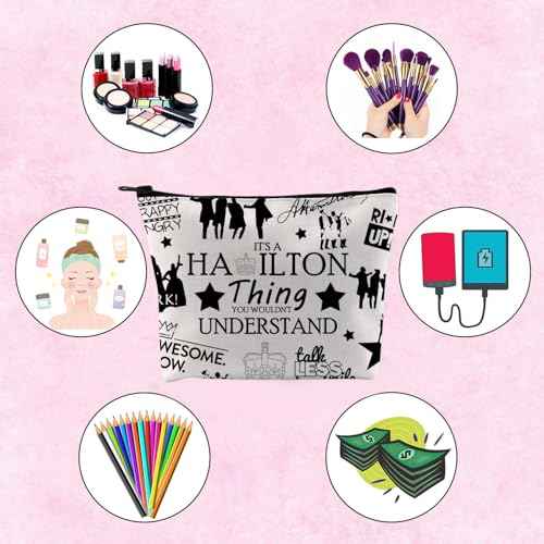 Musical Makeup Bag Musical Quote Cosmetic Bag Musical Inspired Gift For Women Musical Gift