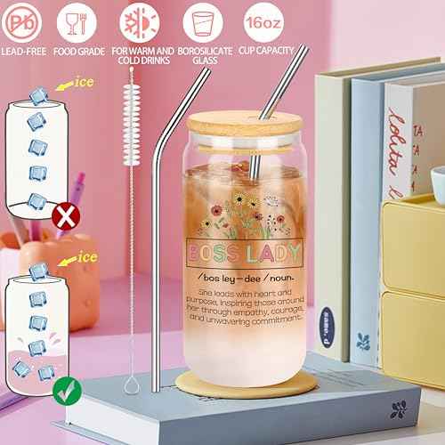 Boss Lady Gifts for Women Boss Christmas Gifts for Women Best Bosses Gift for Woman Thank You Appreciation Birthday Office Gift Set for Bosses Feamle 11 Pcs Gift