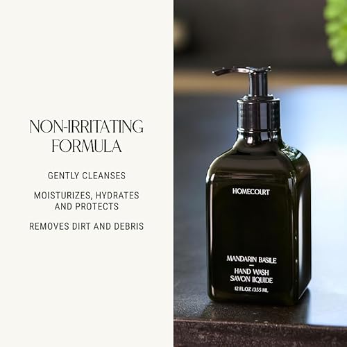 Homecourt Hand Wash, Gently Cleanses & Hydrates, Removes Dirt & Debris Without Irritating Skin, Clean Formula, Neroli Leaf, 12 fl oz, 2.0