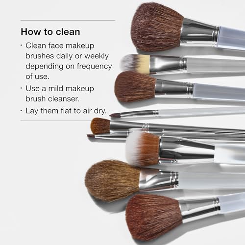 Clinique Versatile Blending Buffing Foundation Brush for Cream, Liquid, and Powder Foundation | Buildable Coverage