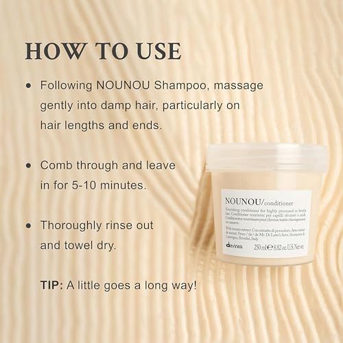 Davines NOUNOU Conditioner for Damaged Hair - Nourishing & Repairing