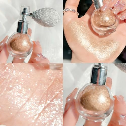Champagne Glitter Highlighter Spray for Face & Body