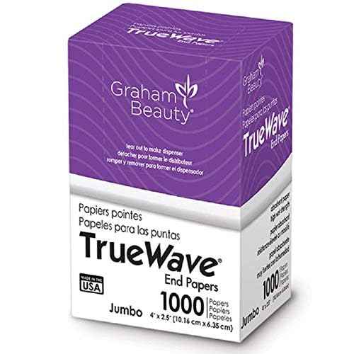 Graham Beauty Salon Truewave Jumbo 4" x 2.5" Paper 1000 Pcs - HC-26067 (2 Pack)