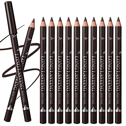 Dark Brown Eyebrow Pencils Set (12-Piece) | Waterproof