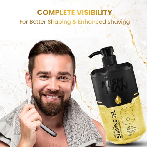Nishman Fresh Active Shaving Gel 8 GOLD ONE