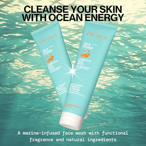 Pacifica Sea Foam Face Wash - Daily Gentle Cleanser for Oily Skin