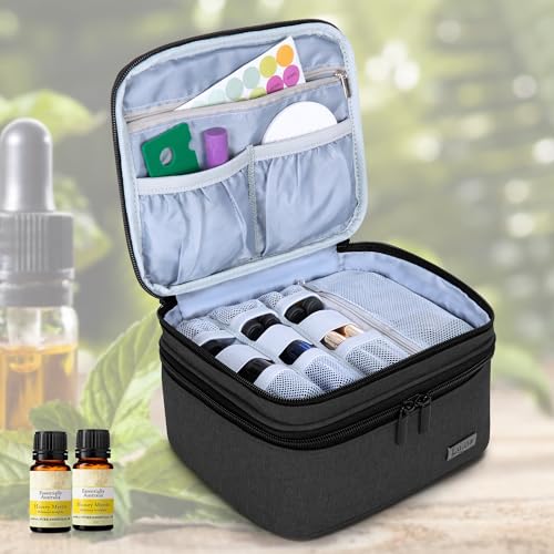 LUXJA Essential Oil Carrying Case - Holds 30 Bottles