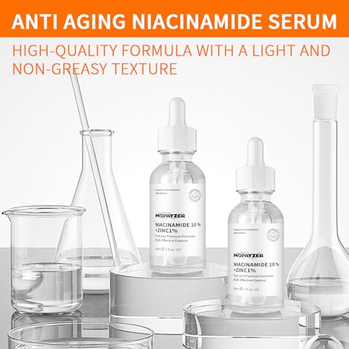 Niacinamide 10% + Zinc 1% Serum, Anti-Aging Niacinamide Serum for Face, 1PCS Moisturizing Facial Serum for All Skin Type, Women Face Skin Care.