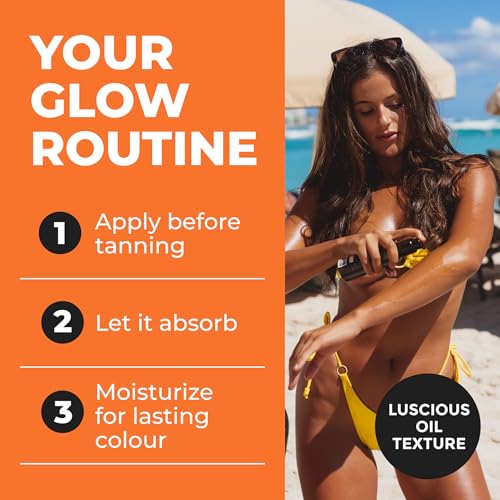 Shine Brown Tanning Oil – Dark Tan Accelerator, 5.07 fl oz