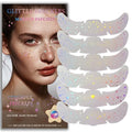 Holographic Glitter Freckles for Festivals & Raves - Gold Sparkle