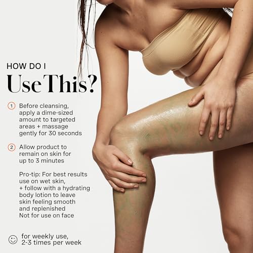 Kate Somerville ExfoliKate Resurfacing Body Scrub ? Triple Action Exfoliating Body Polish, Removes Dead Skin, Improves Tone & Texture, 5 Fl Oz