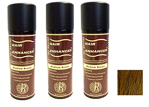 My Secret Hair Enhancer Medium Brown 5oz (3-Pack)