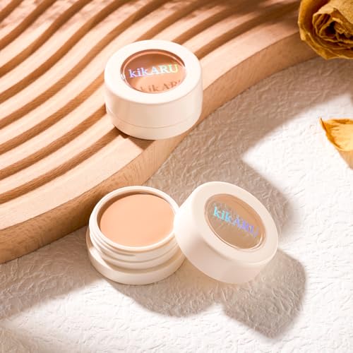 kikARU Full Coverage Pot Concealer - Light Shade 0.11oz