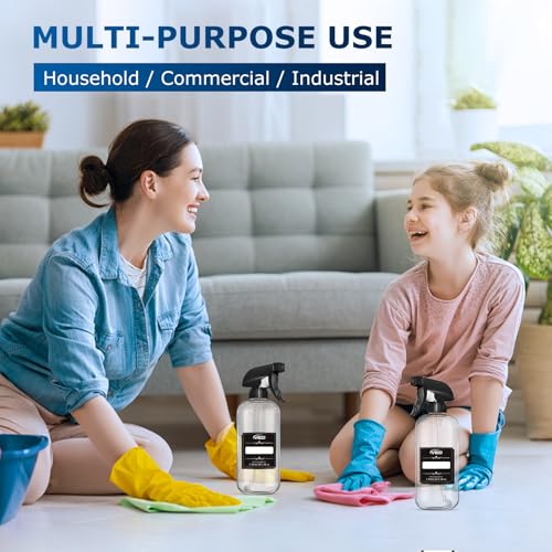 Veco 10oz 360° Spray Bottles, 2-Pack - Adjustable Nozzle & Leak-Resistant